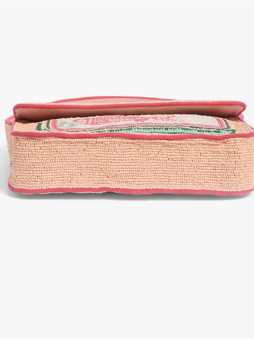 Sardines Beaded Pink Shoulder Bag - Picture 6 of 14